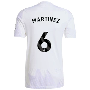 Maglia Calcio Manchester United 2025-26 Martínez #6 Trasferta Uomo