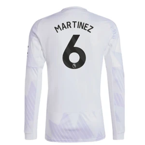 Maglia Calcio Manchester United 2025-26 Martínez #6 Trasferta Uomo Manica Lunga