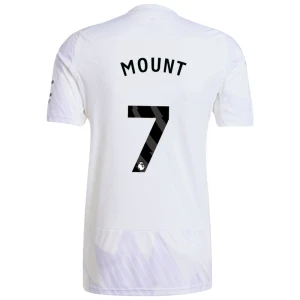 Maglia Calcio Manchester United 2025-26 Mason Mount #7 Trasferta Uomo