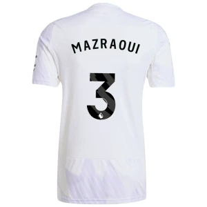 Maglia Calcio Manchester United 2025-26 Mazraoui #3 Trasferta Uomo