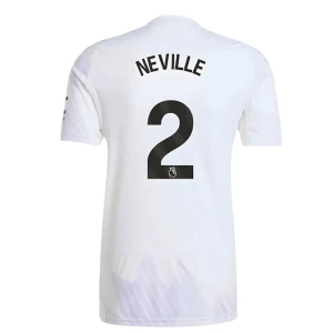 Maglia Calcio Manchester United 2025-26 Neville #2 Trasferta Uomo