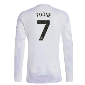 Maglia Calcio Manchester United 2025-26 Toone #7 Trasferta Uomo Manica Lunga