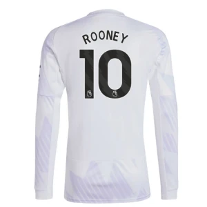 Maglia Calcio Manchester United 2025-26 Wayne Rooney #10 Trasferta Uomo Manica Lunga