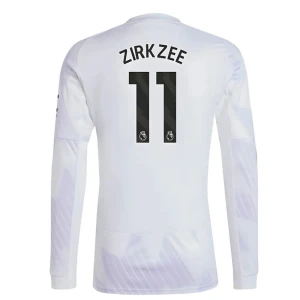 Maglia Calcio Manchester United 2025-26 Zirkzee #11 Trasferta Uomo Manica Lunga