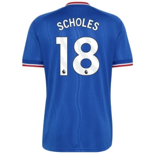 Maglia Calcio Manchester United 2026-27 Scholes #18 Trasferta Uomo