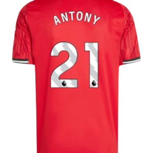 Maglia Calcio Manchester United Antony #21 2025-26 Prima Uomo