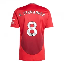 Maglia Calcio Manchester United Bruno Fernandes #8 2024-25 Prima Uomo