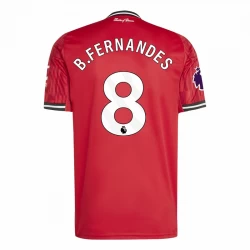 Maglia Calcio Manchester United Bruno Fernandes #8 2025-26 Prima Uomo