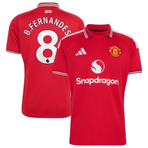 Maglia Calcio Manchester United Bruno Fernandes #8 2026-27 Prima Uomo