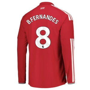 Maglia Calcio Manchester United Bruno Fernandes #8 2026-27 Prima Uomo Manica Lunga