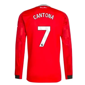 Maglia Calcio Manchester United Cantona #7 2025-26 Prima Uomo Manica Lunga