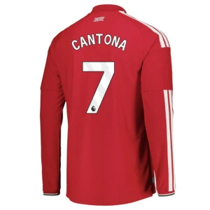 Maglia Calcio Manchester United Cantona #7 2026-27 Prima Uomo Manica Lunga
