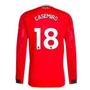 Maglia Calcio Manchester United Casemiro #18 2025-26 Prima Uomo Manica Lunga