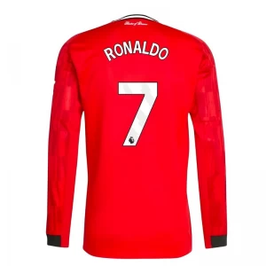Maglia Calcio Manchester United Cristiano Ronaldo #7 2025-26 Prima Uomo Manica Lunga