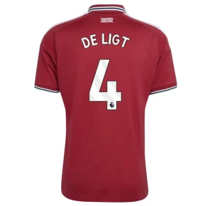 Maglia Calcio Manchester United De Ligt #4 2026-27 Prima Uomo