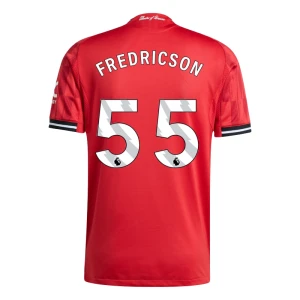 Maglia Calcio Manchester United Fredricson #55 2025-26 Prima Uomo