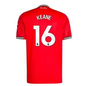 Maglia Calcio Manchester United Keane #16 2025-26 Prima Uomo