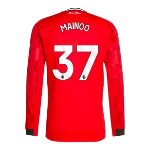 Maglia Calcio Manchester United Kobbie Mainoo #37 2025-26 Prima Uomo Manica Lunga