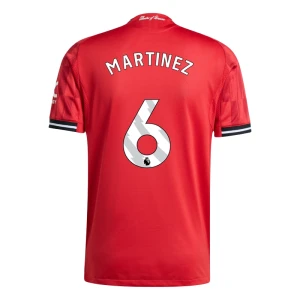 Maglia Calcio Manchester United Martínez #6 2025-26 Prima Uomo