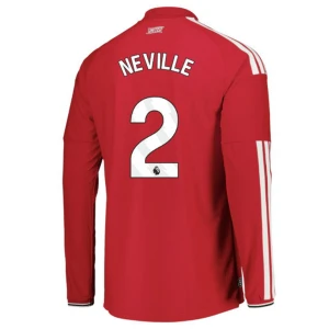 Maglia Calcio Manchester United Neville #2 2026-27 Prima Uomo Manica Lunga