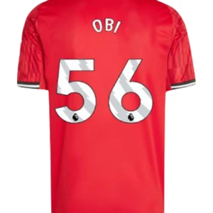 Maglia Calcio Manchester United Obi #56 2025-26 Prima Uomo