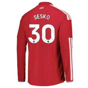 Maglia Calcio Manchester United Sesko #30 2026-27 Prima Uomo Manica Lunga