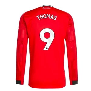 Maglia Calcio Manchester United Thomas #9 2025-26 Prima Uomo Manica Lunga