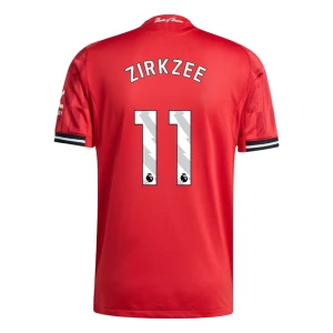 Maglia Calcio Manchester United Zirkzee #11 2025-26 Prima Uomo