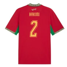 Maglia Calcio Marocco Achraf Hakimi #2 Mondiali 2026 Prima Uomo