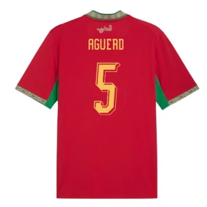 Maglia Calcio Marocco Aguerd #5 Mondiali 2026 Prima Uomo
