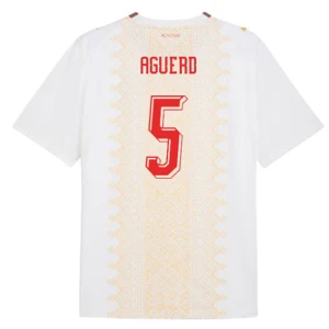 Maglia Calcio Marocco Aguerd #5 Mondiali 2026 Trasferta Uomo