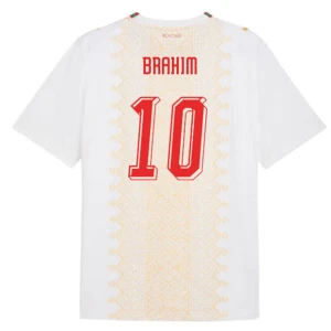 Maglia Calcio Marocco Brahim #10 Mondiali 2026 Trasferta Uomo