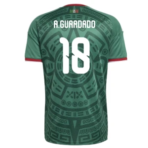 Maglia Calcio Messico A. Guardado #18 Mondiali 2026 Prima Uomo