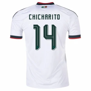 Maglia Calcio Messico Chicharito #14 Mondiali 2026 Trasferta Uomo
