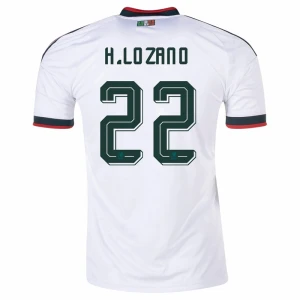 Maglia Calcio Messico H. Lozano #22 Mondiali 2026 Trasferta Uomo