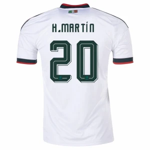 Maglia Calcio Messico H. Martin #20 Mondiali 2026 Trasferta Uomo