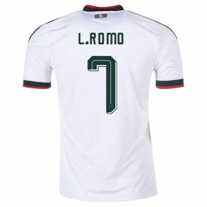 Maglia Calcio Messico L. Romo #7 Mondiali 2026 Trasferta Uomo
