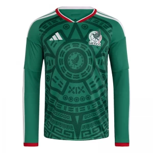 Maglia Calcio Messico Mondiali 2026 Prima Uomo Manica Lunga
