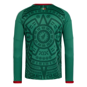 Maglia Calcio Messico Mondiali 2026 Prima Uomo Manica Lunga