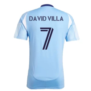 Maglia Calcio New York City FC David Villa #7 2025-26 Prima Uomo