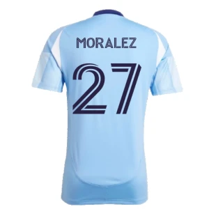 Maglia Calcio New York City FC Moralez #27 2025-26 Prima Uomo