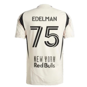 Maglia Calcio New York Red Bulls 2025-26 Edelman #75 Trasferta Uomo