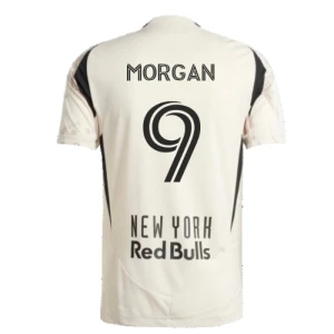 Maglia Calcio New York Red Bulls 2025-26 Morgan #9 Trasferta Uomo