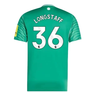 Maglia Calcio Newcastle United 2025-26 Longstaff #36 Trasferta Uomo