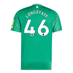 Maglia Calcio Newcastle United 2025-26 Longstaff #46 Trasferta Uomo