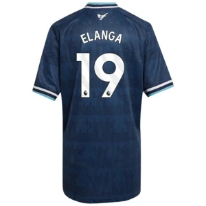 Maglia Calcio Newcastle United 2026-27 Elanga #19 Trasferta Uomo