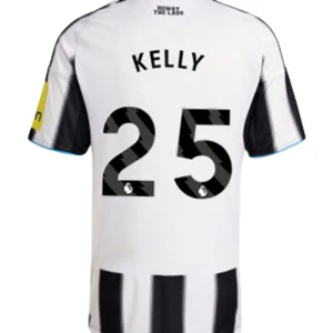Maglia Calcio Newcastle United Kelly #25 2025-26 Prima Uomo
