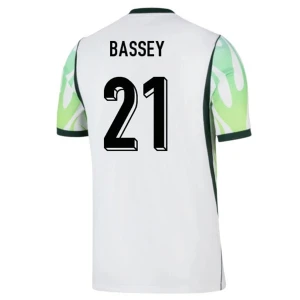 Maglia Calcio Nigeria 2026 Bassey #21 Trasferta Uomo