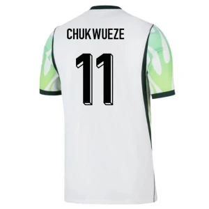 Maglia Calcio Nigeria 2026 Chukwueze #11 Trasferta Uomo