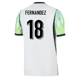 Maglia Calcio Nigeria 2026 Fernandez #18 Trasferta Uomo